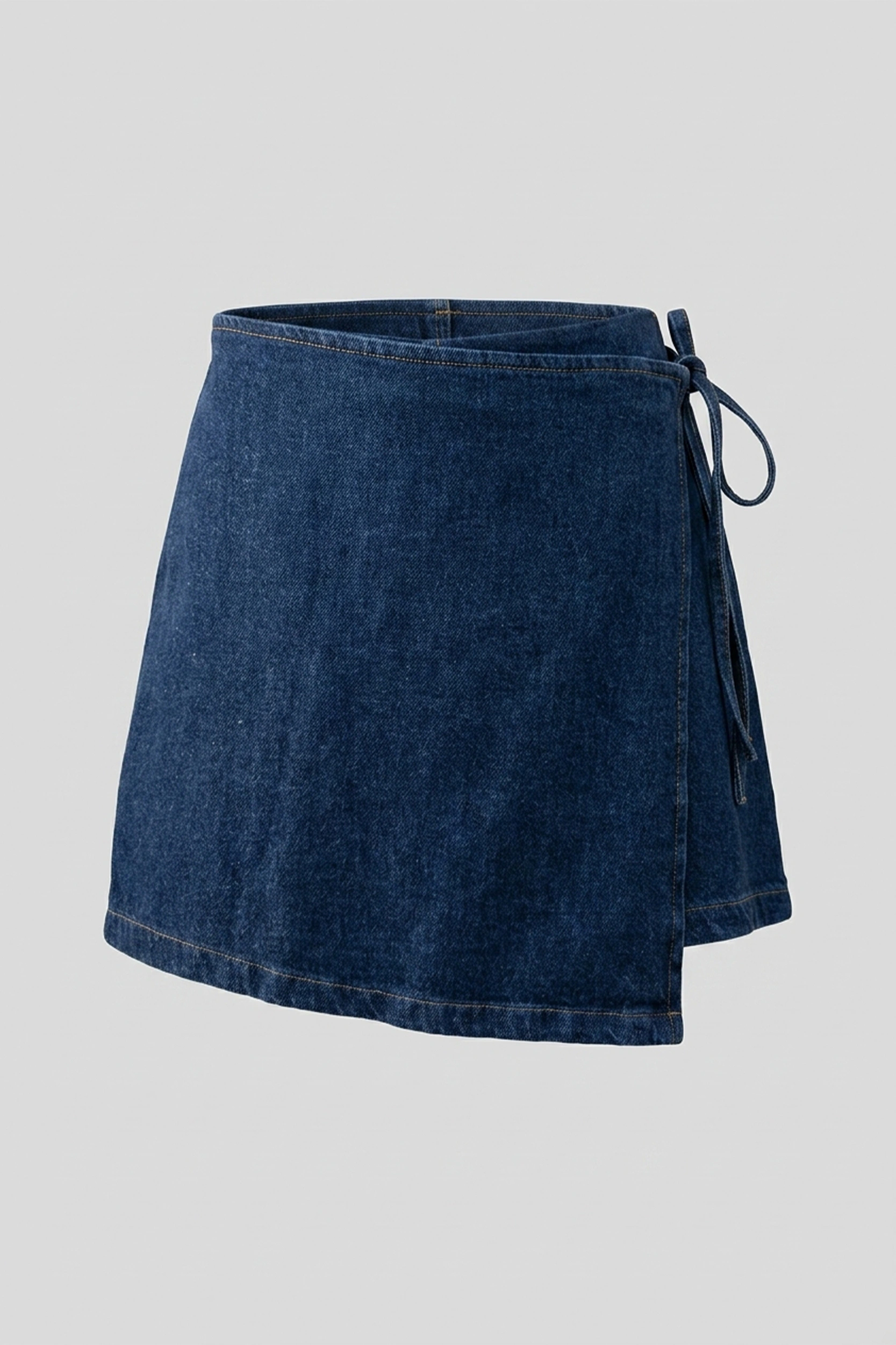 Ladies Denim Wrap Skort