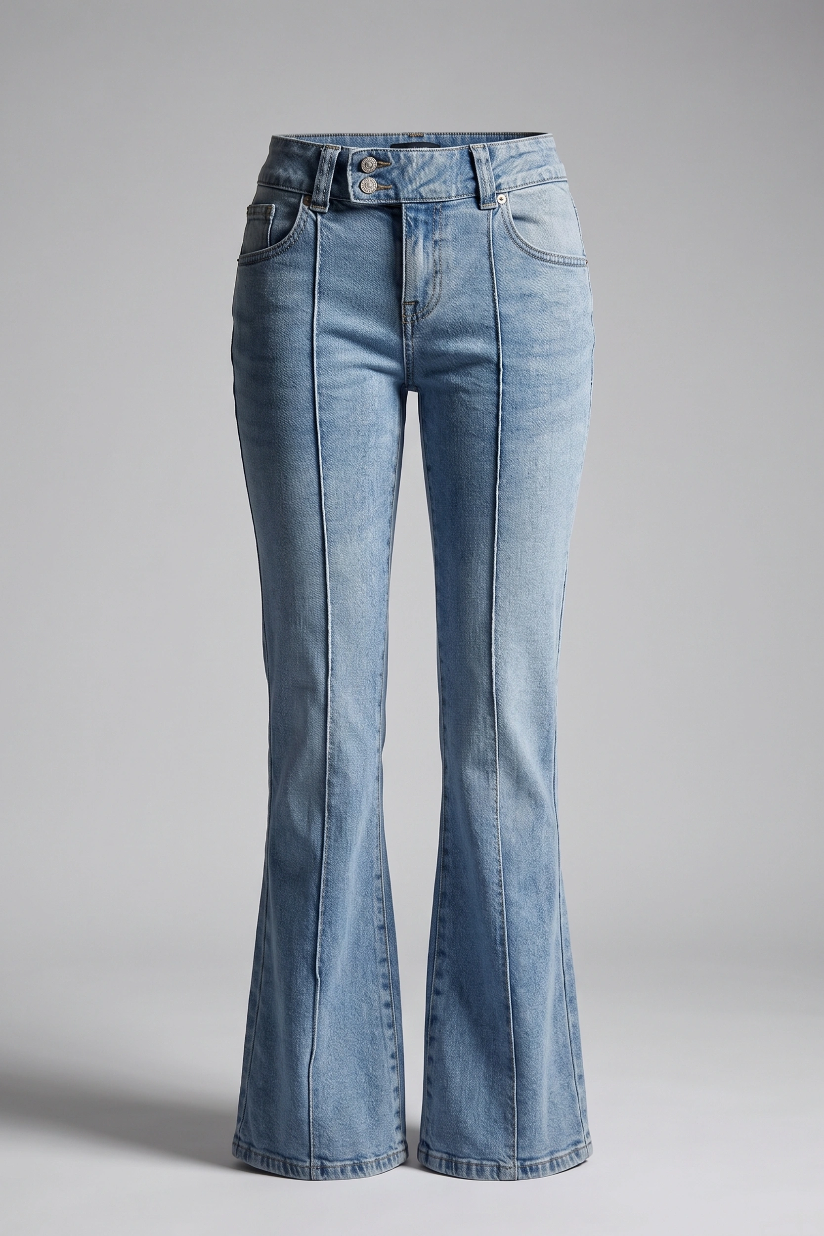 Low Waist Bootcut Pants (sty#skb-03)