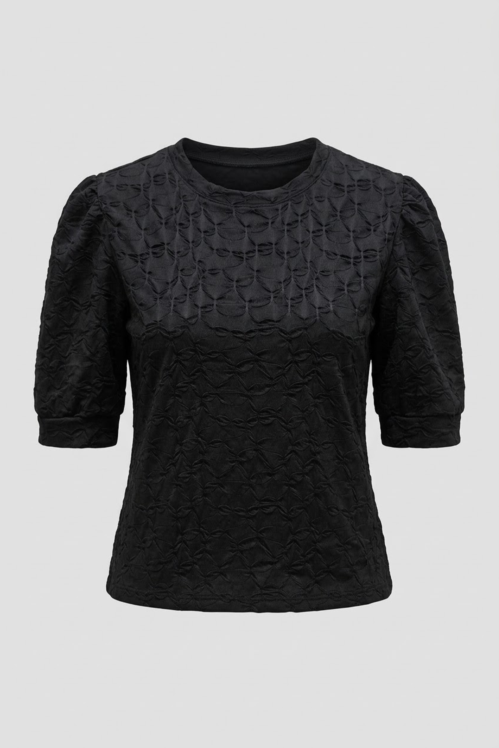 Lace Sleeve Fabric Ladies Blouse